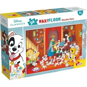 Напольный двусторонний пазл Maxi 24 Классика Disney — Lisciani