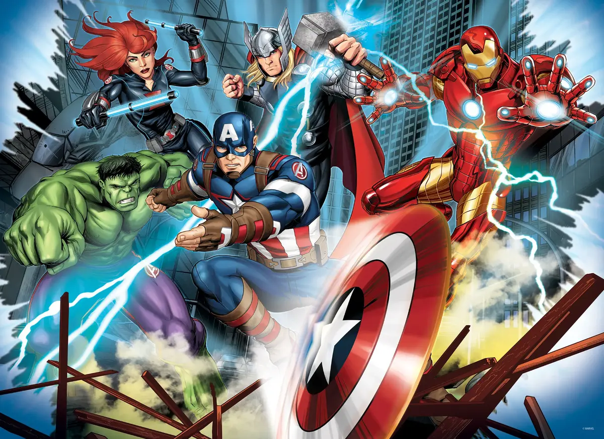 Lisciani Marvel Maxifloor 150 деталей пазл Photo 2