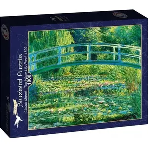Puzle 1000 gab. Bluebird Puzzle — Klods Monet «Ūdens lilijas»