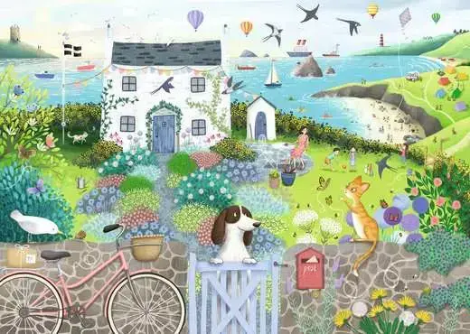 Ravensburger Coastal Cottage 1000 detaļu puzle Photo 2