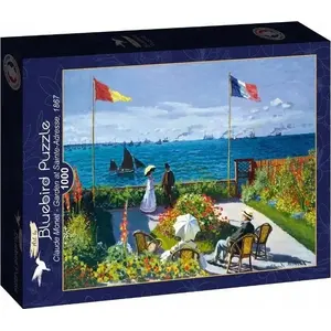 Пазл TEKA Puzzle 1000 Claude Monet — 1000 деталей, иллюстрация «Сад с видом на море»