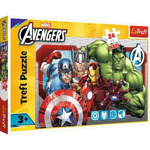 Пазл TREFL Maxi Marvel «Zawsze sprawiedliwi» — 24 детали, детский пазл