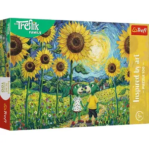 Картонный пазл TREFL Inspired By Art Spacer среди подсолнухов 100 элементов