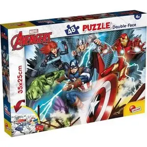 Puzzle set Lisciani Marvel Puzzle DF M-Plus 48 Avengers — 48 pieces educational jigsaw