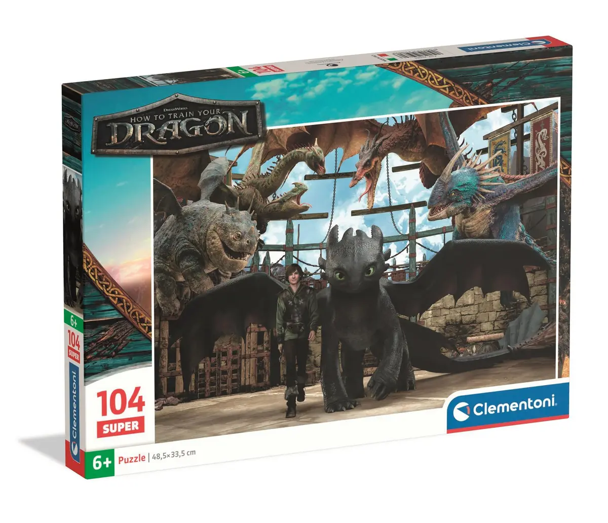 Clementoni Puzzle Super 104 Kā pieradināt