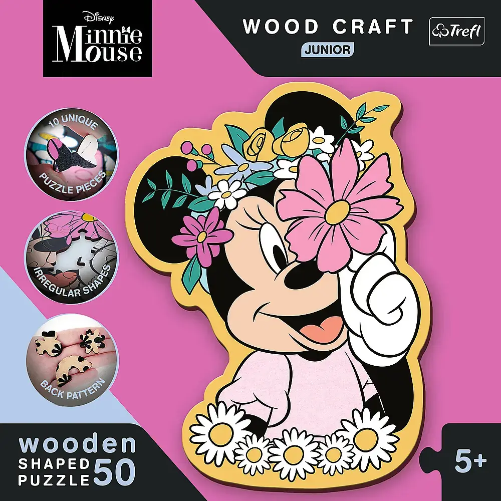 TREFL Shape puzzle 50 шт — Disney, 5+ Photo 3
