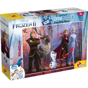 Пазл Lisciani Puzzle Maxi 108 элементов Frozen II — крупный детский пазл
