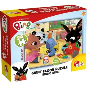 Напольный пазл Lisciani Bing Ogromne Puzzle Podłogowe 3 – крупный детский пазл