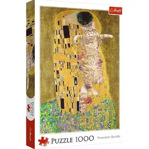 Пазл TREFL Purrfecyjny Pocałunek 1000 элементов — картонный пазл на 1000 частей