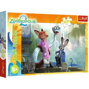 Пазл TREFL Zootopia — 100 элементов, детский пазл, модель 16523