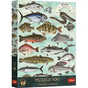 Пазл TREFL Puzzle 500 Finders Keepers: Ryby – 500 деталей, развивающий детский пазл