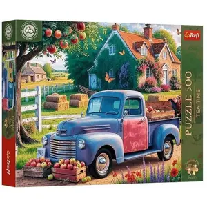 Пазл TREFL Premium Plus Quality Mistrzostwa Europy Tea Time – 500 элементов, изображение: автомобиль фермера (37612)