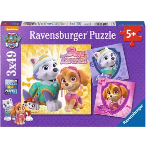 Пазл Ravensburger Щенячий патруль Sky & Everest 3×49 деталей
