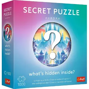 Jigsaw Puzzle TREFL Secret Puzzle: Aurora — 1000 pieces, premium quality