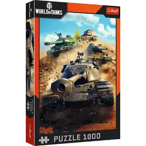 Пазл TREFL World of Tanks: Czołgi w boju — 1000 деталей, модель 10943