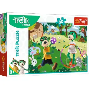 Puzle TREFL 18287 — 30 detaļas, 270×200 mm, Multfilmas, no 3 gadu vecuma