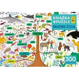 Обучающая книга с пазлом Foksal — «Książka i puzzle II. Drzewo życia» (книга и пазл)