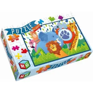 Jigsaw Puzzle Multigra Puzzle 90 Na tropie — Multigra, 90 pieces, children’s educational puzzle