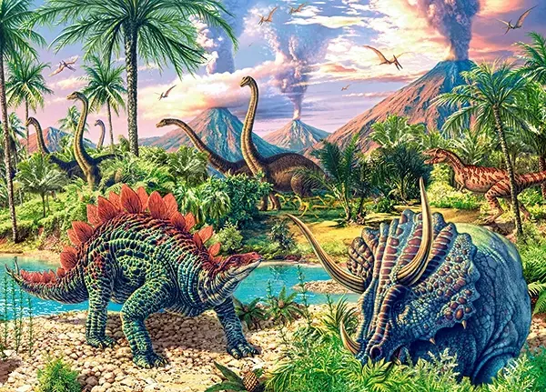 Castorland Dinosaur Volcanos puzle — 120 gab. Photo 2