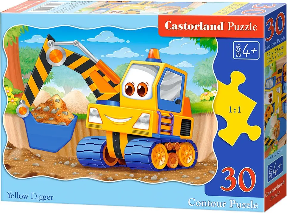 Пазл Castorland Yellow Digger 30 шт. Photo 3