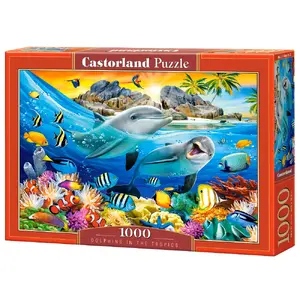 Пазл Castorland C-104611-2 — 1000 деталей, дельфины, 680×470 мм, от 9 лет