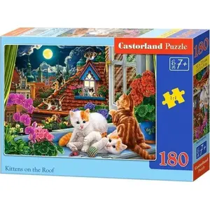 Jigsaw puzzle Castorland CASTOR 260 pieces — Kittens on the Roof