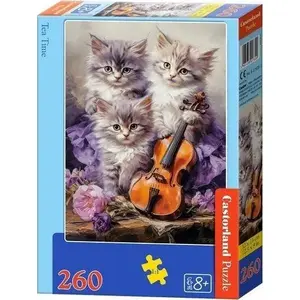Jigsaw Puzzle Castorland Castor 260 pieces — Musical Kittens