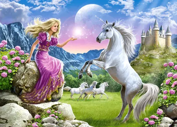 Castorland My Friend Unicorn — пазл 180 элементов Photo 2