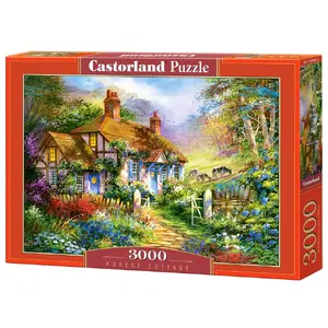 Пазл Castorland Forrest Cottage 3000 деталей — фэнтези, 265×380 мм