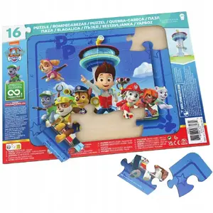 Пазл SPINMASTER GAMES Paw Patrol Inlay Puzzle — детский вкладыш-пазл с фигурными элементами по мотивам героев