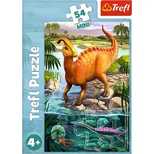 Jigsaw Puzzle TREFL 19730 — 54 pieces, children's mini puzzle 'Niesamowite Dino' by TREFL