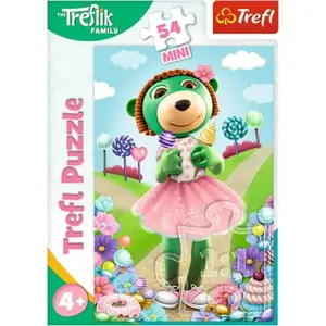 Jigsaw Puzzle TREFL 54 pieces — Treflików mini 'Wesoły świat Treflików 1' (children)
