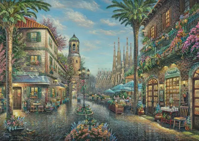Пазл Schmidt Spiele Spanish Café 1000 деталей Photo 2