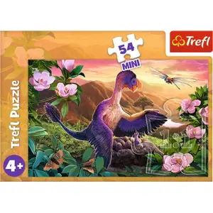 Jigsaw Puzzle TREFL 19728 — 54 pieces, mini format, 'Niesamowite Dino' illustration