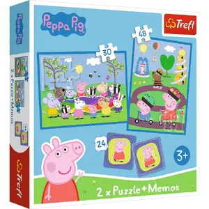 Puzle TREFL Peppa Pig Happy Moments with — 30 gab., 275×205 mm, 3+