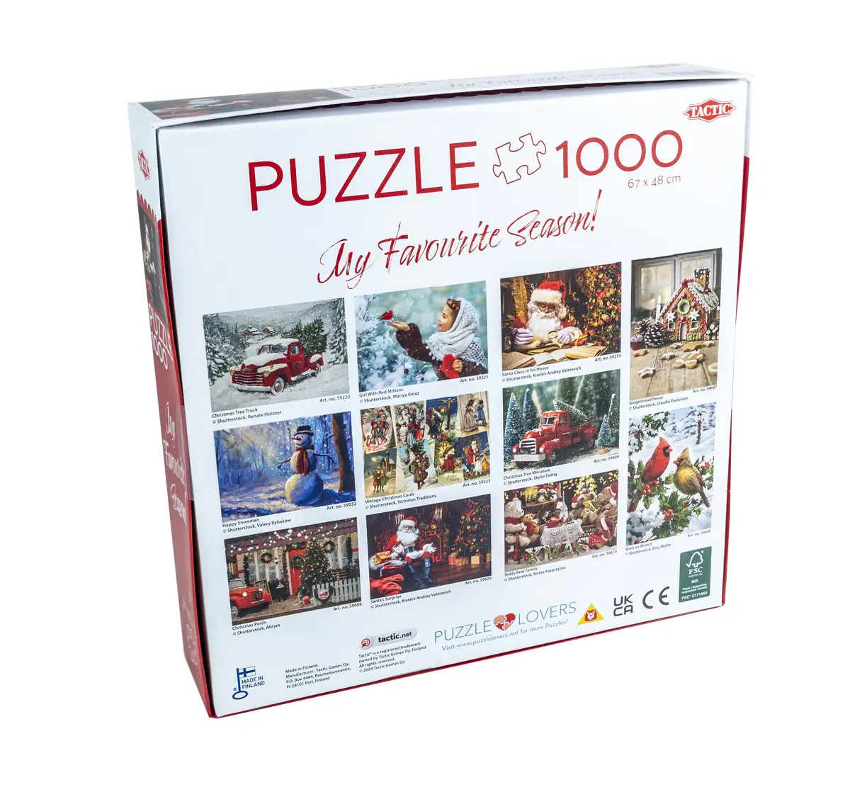 TACTIC Puzzle Lovers Santa's Surprise — 1000 pcs Photo 2