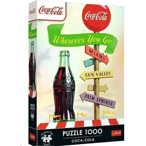 Пазл TREFL Premium Plus Quality Coca‑Cola «Gdziekolwiek zmierzasz», 1000 элементов