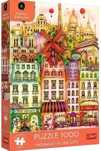 Jigsaw Puzzle TREFL Premium Plus Quality 'O północy w Paryżu' 1000 pieces