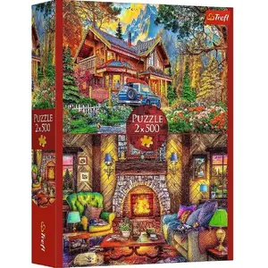 Пазл TREFL Puzzle 2x500 — «Wycieczka w góry», 2×500 элементов