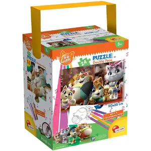 Пазл в тубе Lisciani Giochi Tub Puzzle Mini 24 "44 Gatti Meaow!" (24 элементов, тема Немо)