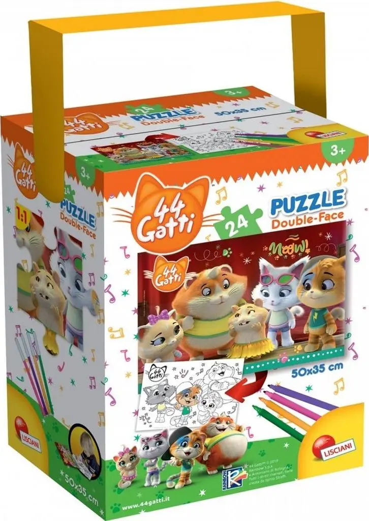 Puzlis tūbā Lisciani Giochi Tub Puzzle