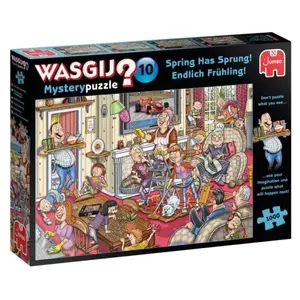Jumbo Wasgij Mystery 10 Wreszcie wiosna! 1000-piece jigsaw puzzle (81905)