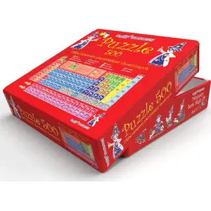 Izglītojošs puzzle Kamaben 500 detalas — Periodiskā elementu tabula