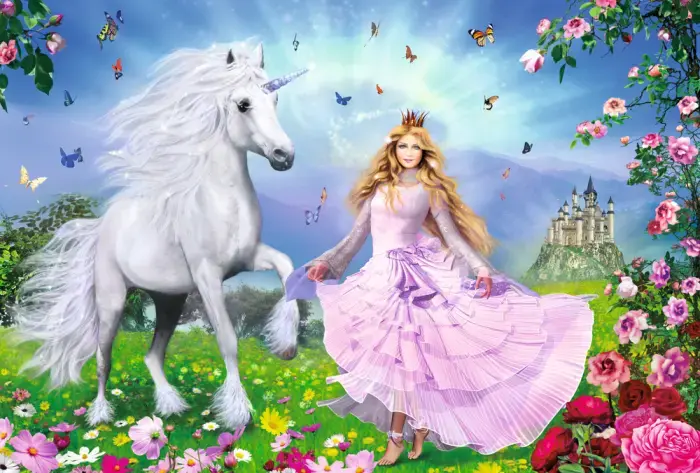 Puzle schmidt spiele Prinzessin der Einhörner 100 gb. Photo 2