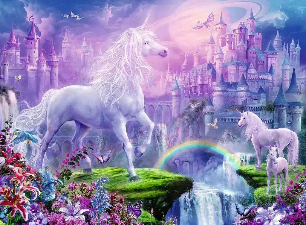 Ravensburger Unicorn Kingdom 100 gab. puzle Photo 2