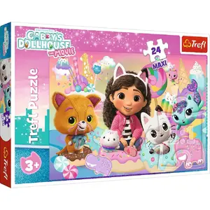 Пазл TREFL Maxi Koci Domek Gabi 24 элемента — детский картонный пазл, модель 14381