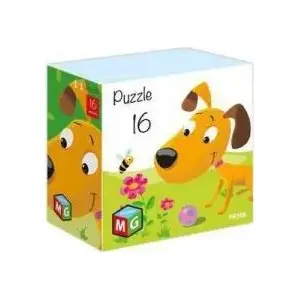 Puzzle Multigra Multigra Puzzle 16 Piesek – children's 16-piece jigsaw featuring a dog motif