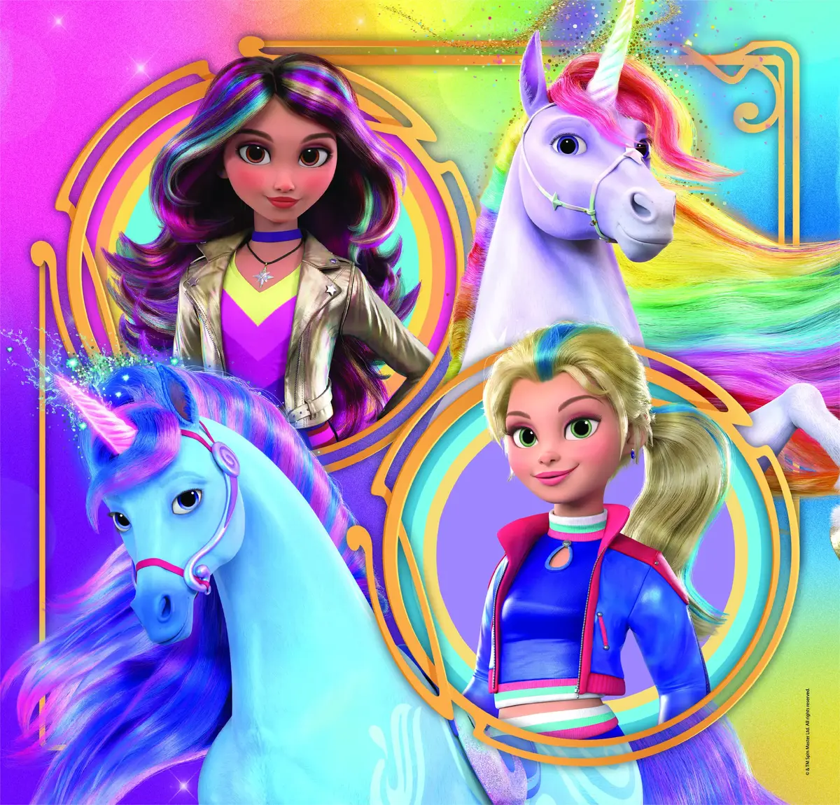 Clementoni Unicorn Academy 3x48-piece puzzles Photo 4
