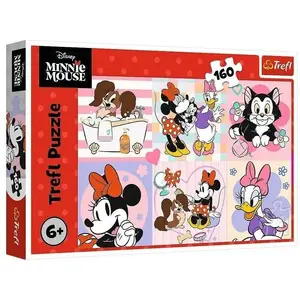 Puzle TREFL 160 gabali — 'Kolorowy diena Minnie' bērnu puzle