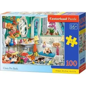 Пазл Castorland Castor 100 деталей — Crazy Pet Bath